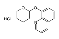8-(3,4-dihydro-2H-pyran-2-yloxy)quinoline,hydrochloride Structure