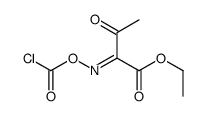 ethyl 2-carbonochloridoyloxyimino-3-oxobutanoate Structure