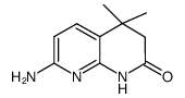 7-氨基-4,4-二甲基-3,4-二氢-1,8-萘啶-2(1H)-酮结构式