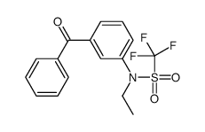 N-(3-benzoylphenyl)-N-ethyl-1,1,1-trifluoromethanesulfonamide Structure