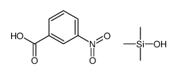 hydroxy(trimethyl)silane,3-nitrobenzoic acid结构式
