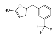5-[[3-(trifluoromethyl)phenyl]methyl]-1,3-oxazolidin-2-one结构式