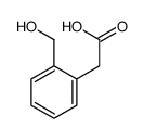2-[2-(hydroxymethyl)phenyl]acetic acid Structure