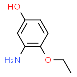 Phenol,3-amino-4-ethoxy- Structure