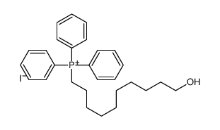 10-hydroxydecyl(triphenyl)phosphanium,iodide Structure