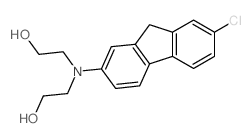Ethanol,2,2'-[(7-chlorofluoren-2-yl)imino]di- (7CI,8CI)结构式