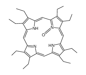 octaethylporphyrin N-oxide Structure