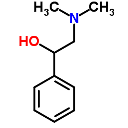 2-(Dimethylamino)-1-phenylethanol结构式