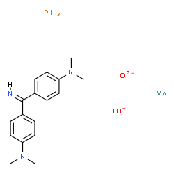 Benzenamine, 4,4'-carbonimidoylbis[N,N-dimethyl-, compd. with molybdenum hydroxide oxide phosphate (1:1) structure