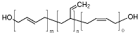 Hydroxyl-terminated polybutadiene (HTPB) Structure