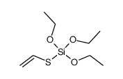 thiosilicic acid tri-O-ethyl ester S-vinyl ester Structure