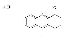 4-氯-9-甲基-1,2,3,4-四氢啶盐酸盐结构式