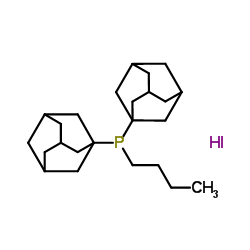 正丁基二(1-金刚烷基)膦氢碘酸盐结构式