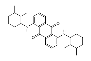 1,5-bis[(2,3-dimethylcyclohexyl)amino]anthracene-9,10-dione结构式