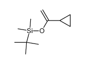 tert-butyl((1-cyclopropylvinyl)oxy)dimethylsilane结构式
