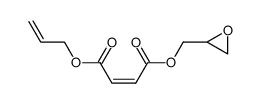 allyl (oxiran-2-ylmethyl) maleate Structure