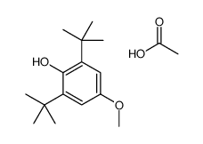 2,6-di-tert-butyl-4-methoxyphenyl acetate Structure