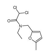 2,2-dichloro-N-ethyl-N-[(5-methylfuran-2-yl)methyl]acetamide Structure