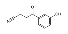 β-cyano-m-hydroxypropiophenone Structure