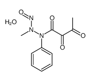 1-diketobutyryl-1-phenyl-2-methyl-2-nitrosohydrazide结构式