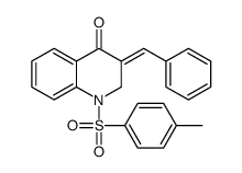 (E)-1-((4-Methylphenyl)sulfonyl)-3-(phenylmethylene)-2,3-dihydro-4(1H)-quinolinone Structure