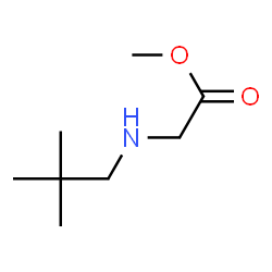 Glycine, N-(2,2-dimethylpropyl)-, methyl ester (9CI)结构式