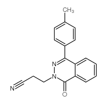 3-(1-氧代-4-对甲苯二氮杂萘-2(1h)-基)丙腈结构式