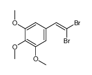 1,1-Dibromo-2-(3',4',5'-trimethoxyphenyl)ethene结构式
