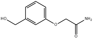 2-[3-(羟甲基)苯氧基]醋胺石结构式