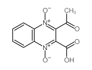 3-acetyl-1-hydroxy-4-oxo-quinoxaline-2-carboxylate结构式