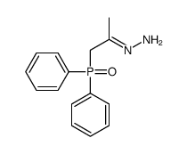 1-diphenylphosphorylpropan-2-ylidenehydrazine Structure