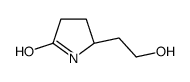 (5S)-5-(2-hydroxyethyl)pyrrolidin-2-one Structure