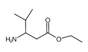 3-amino-4-methyl-pentanoic acid ethyl ester Structure