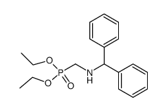 diethyl 1-(diphenylmethylamino)methylphosphonate Structure