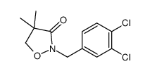 2-[(3,4-dichlorophenyl)methyl]-4,4-dimethyl-1,2-oxazolidin-3-one Structure