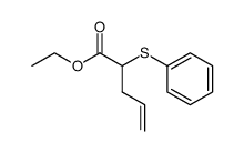 ethyl 2-(phenylsulfanyl)pent-4-enoate Structure