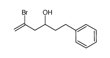 5-bromo-1-phenyl-hex-5-en-3-ol结构式