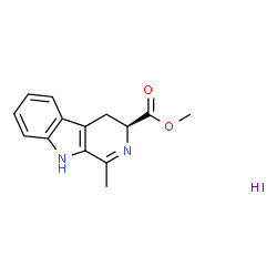 (S)-甲基1-甲基-4,9-二氢-3H-吡啶并[3,4-b]吲哚-3-甲酸基酯氢碘酸盐结构式