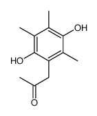 1-(2,5-dihydroxy-3,4,6-trimethylphenyl)propan-2-one结构式