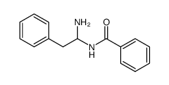 N-(1-amino-2-phenyl-ethyl)-benzamide Structure