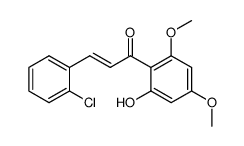2-CHLORO-4',6'-DIMETHOXY-2'-HYDROXYCHALCONE结构式