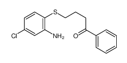 4-(2-amino-4-chlorophenyl)sulfanyl-1-phenylbutan-1-one结构式