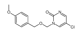 5-chloro-1-[(4-methoxyphenyl)methoxymethyl]pyrimidin-2-one Structure