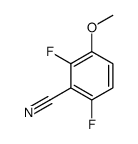 2,6-Difluoro-3-methoxybenzonitrile Structure