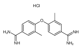 4,4'-diamidino-2,2'-dimethyldiphenyl ether dihydrochloride结构式