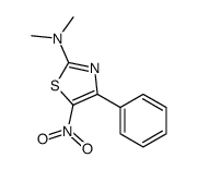 N,N-dimethyl-5-nitro-4-phenyl-1,3-thiazol-2-amine Structure