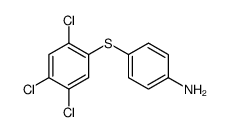 Benzenamine, 4-[(2,4,5-trichlorophenyl)thio] Structure