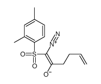 1-diazonio-1-(2,4-dimethylphenyl)sulfonylhexa-1,5-dien-2-olate结构式