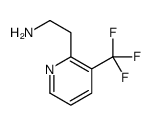2-(3-三氟甲基-2-吡啶)-乙胺结构式