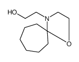 1-Oxa-4-azaspiro[4.6]undecane-4-ethanol结构式